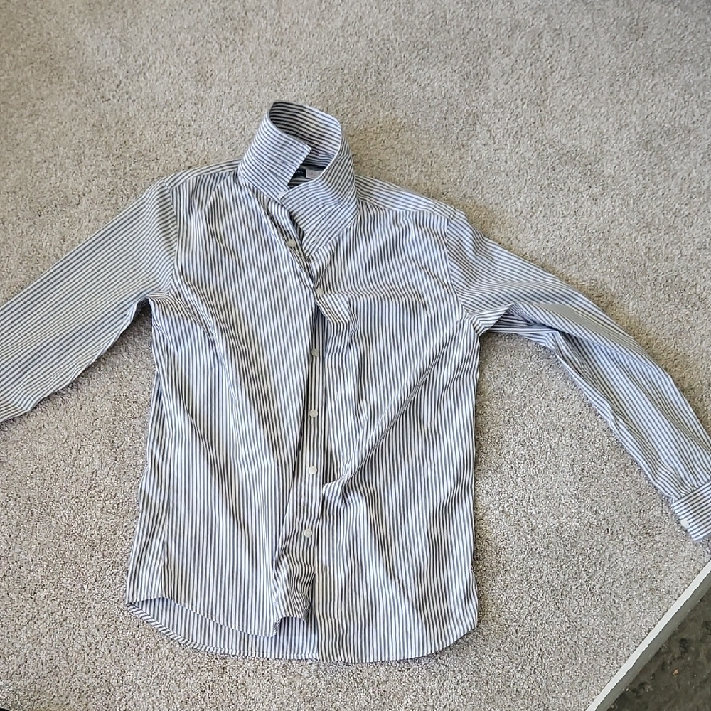 Old Navy Black and White Dress Shirt